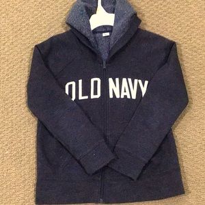 Old Navy hooded zip up sweatshirt youth, L(10-12)